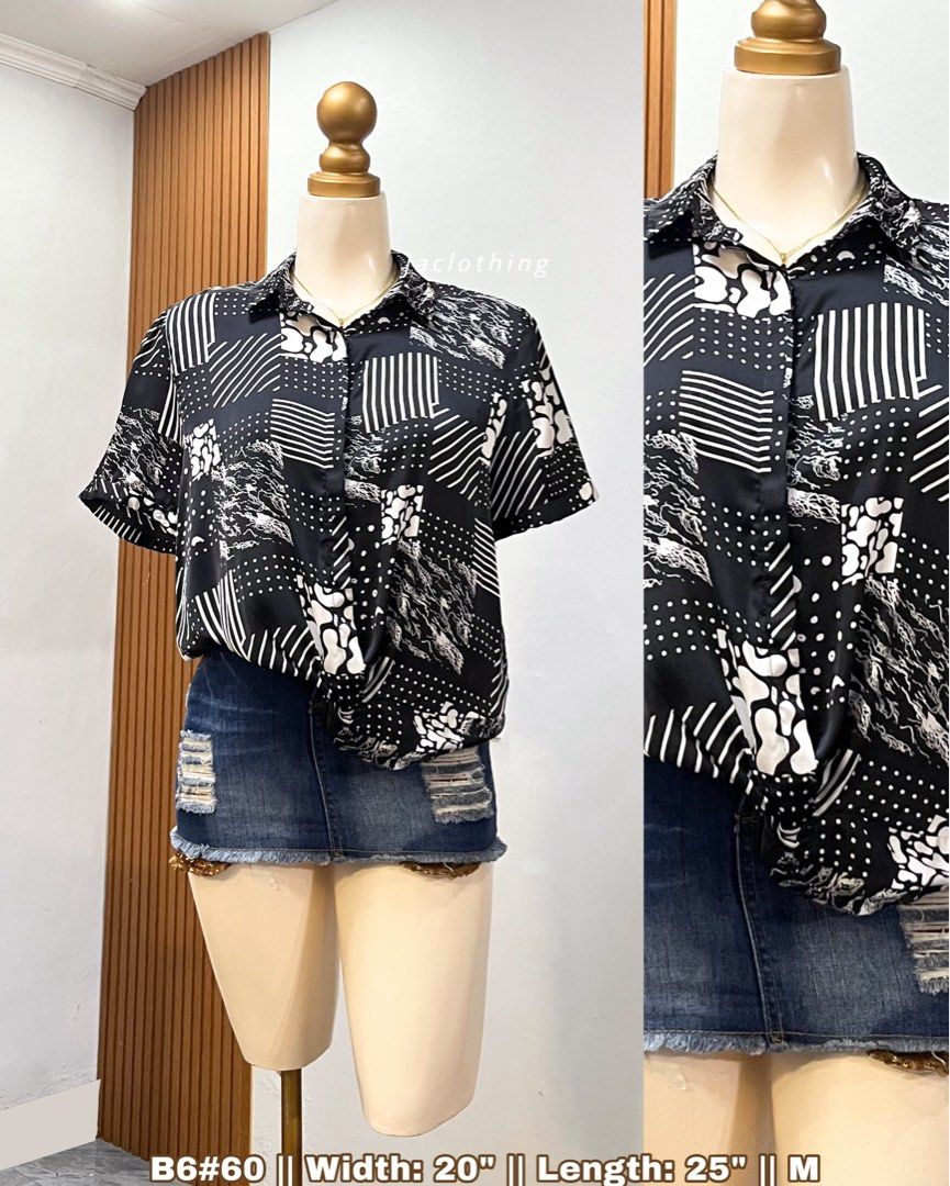 Office Casual Polo Blouse • Black (Category: Blouses) located in Cavite. Submitted by cnchnll (Listing ID 1458515008, Image 1). Description: .