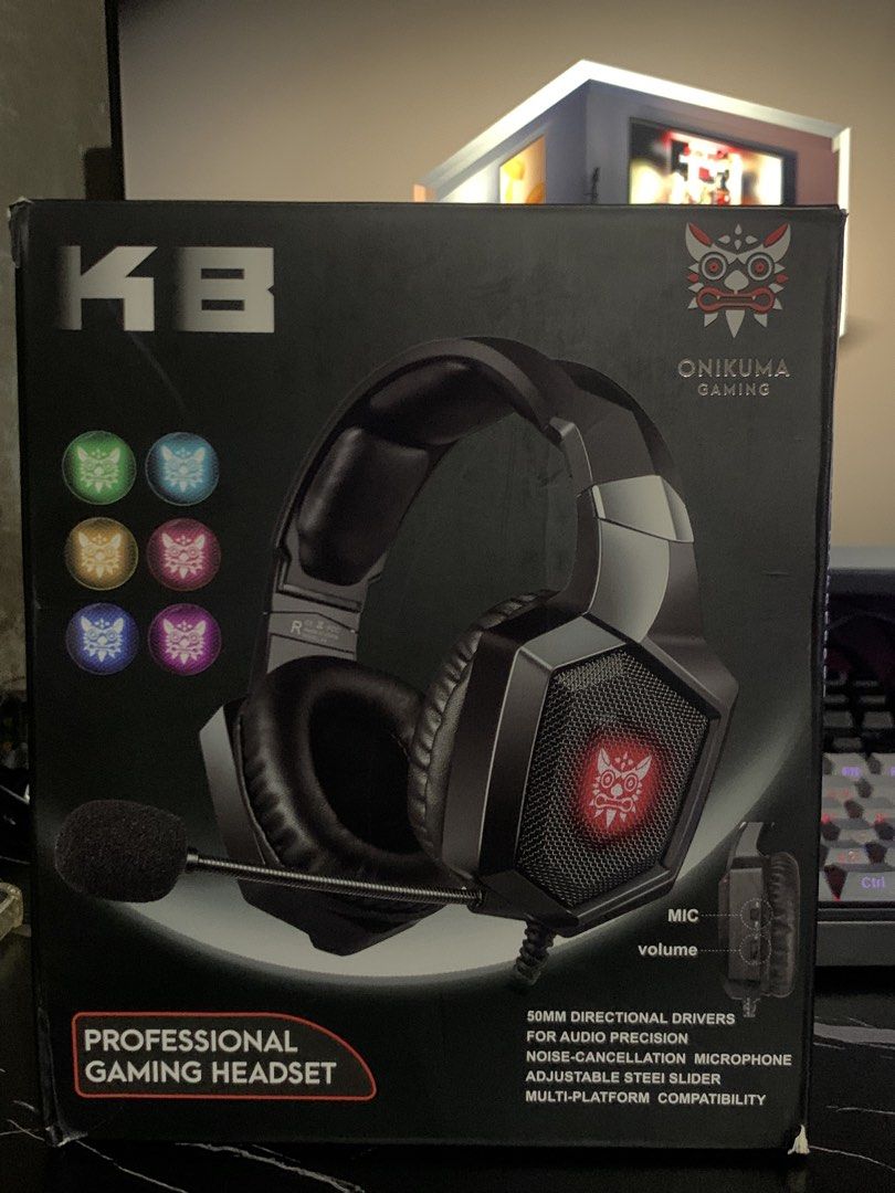 ONIKUMA Headphone for Gaming (Category: Headphones & Headsets) located in Manila. Submitted by minoo_25 (Listing ID 1458649599, Image 1). Description: FS!! Onikuma headphone for gaming, has flexible mic, adjustable volume etc. no issue, pm if youre interested:) negotiable. .
