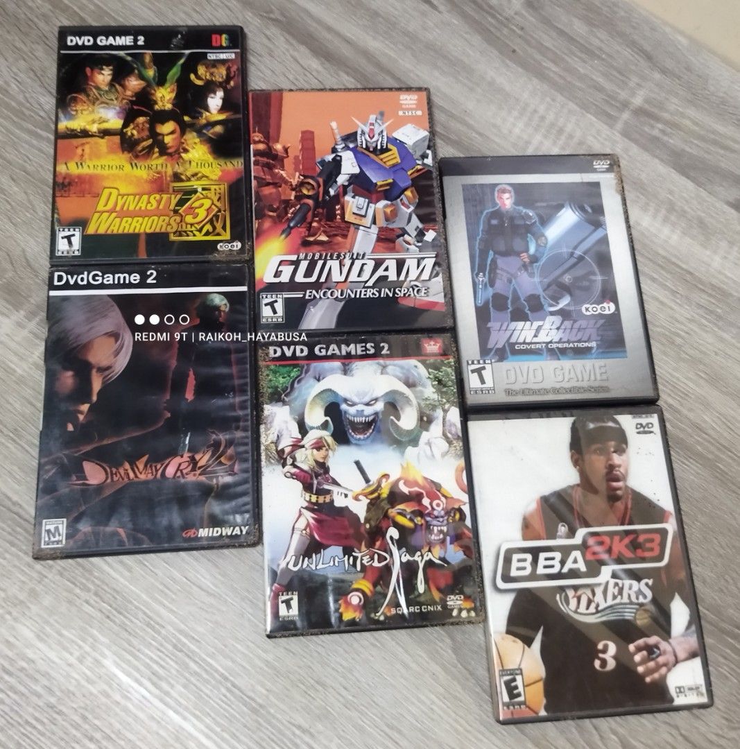 Original & Bootleg PS2/PC Games BUNDLE! (Category: PlayStation) located in Dasmarinas. Submitted by nixx_hayabusa (Listing ID 1458613848, Image 3). Description: FOR SALE AS BUNDLE For 495 or 50/100 Each!!! Descriptions ❌ No unit to play or test into. Last time played these are back 2022. Selling As Is ✅ All Discs are 97 percent scratchless and has been used for a very few times (could provide extra photos if interested) ✅ Discs are clean with no 
