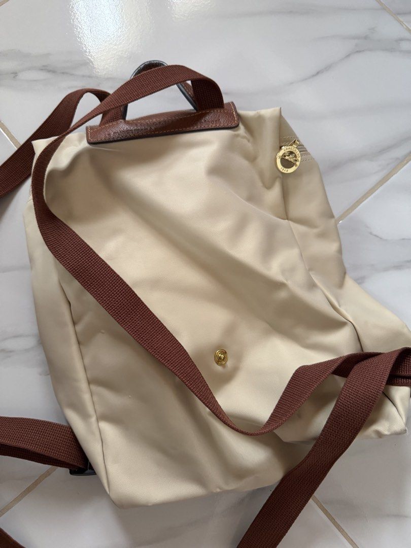 ORIGINAL LONGCHAMP BACKPACK (Category: Luxury Bags & Wallets) located in Binan City. Submitted by nihaoscloset (Listing ID 1458524092, Image 3). Description: ♡Longchamp backpack ♡Used for a few times lang ♡No flaws ♡RFS: need more space in my closet and no longer needed! 🔒FIRST TO PAY, FIRST TO GET 📩DM me for more infos!.