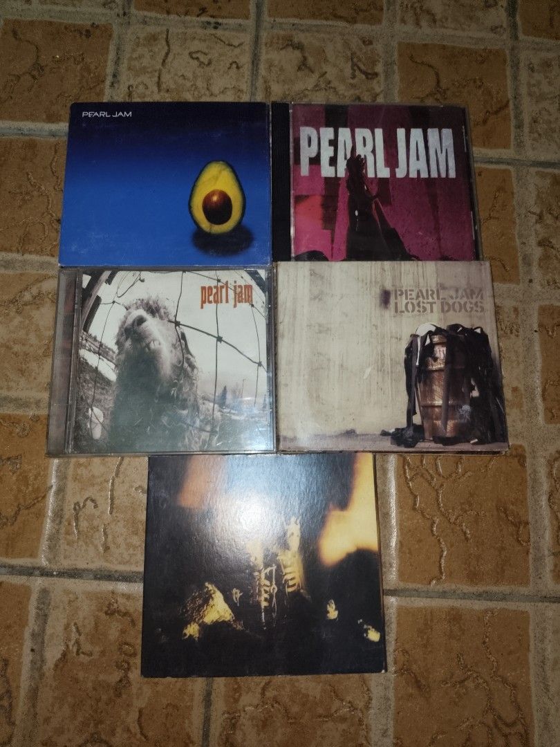 Pearl Jam CD Collection - Various Albums (Category: CDs & DVDs) located in Las Pinas. Submitted by outdoorsandbeyond (Listing ID 1458601194, Image 1). Description: All items 350 each LOC. LAS PIÑAS ALL INTACT VERY GOOD CONDITION Shipping via j&t or lalamove c/o buyer All items intact and in Very good condition..