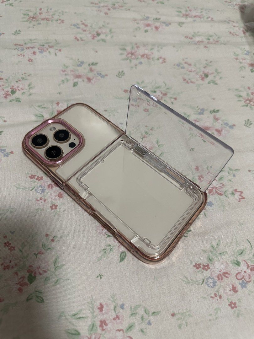 Pink clear card holder iPhone 16 Pro Max Phone Case (Category: Cases & Sleeves) located in Caloocan City. Submitted by .manel. (Listing ID 1458537857, Image 1). Description: lesser than THE original price. NO HAGGLING / ASKING FOR LOWER PRICE. MURA NAPO YAN. BRAND NEW/ USED IT FOR RECORDING PURPOSES.