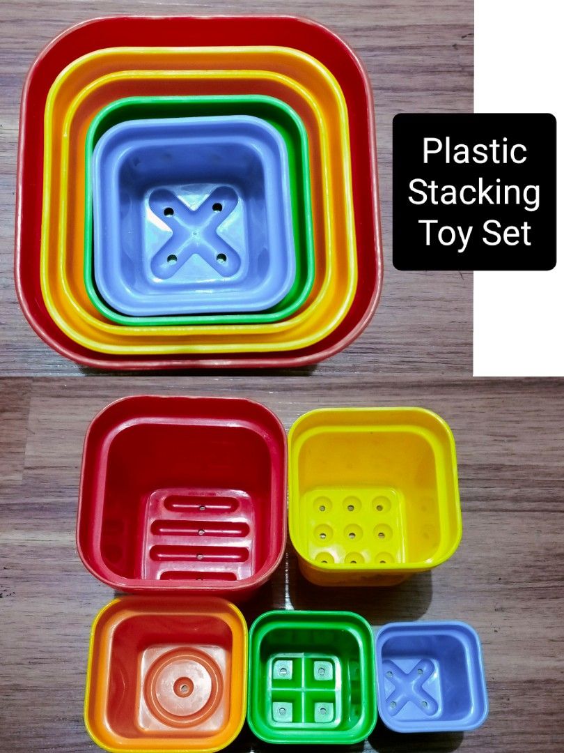 Plastic Stacking Toy Set (Category: Kids Toys) located in Baguio. Submitted by toys_of_yesteryear (Listing ID 1458646895, Image 3). Description: LOCATION: Baguio City PRICE: 250.00 per set DESCRIPTION: 👉 Imported toy from HK. Plastic stacking toy set. Good quality plastic material Set 1: Circular Set 2 : Square CONDITION: 👉 Used 👉 Item description is subjective so buyers are encouraged to rely on their judgement based on the pictures posted be