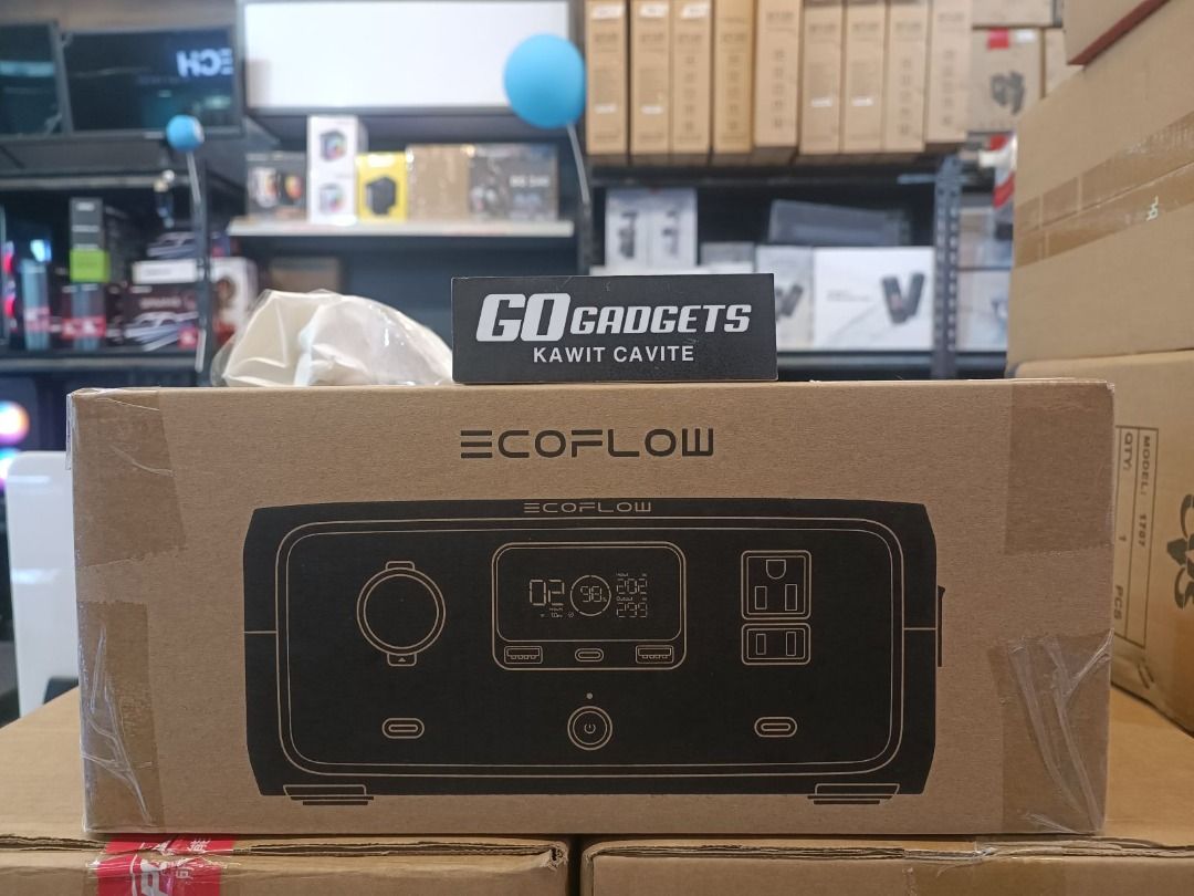 POWER STATIONS: EcoFlow RIVER 3 (Category: Batteries & Power Banks) located in Caloocan City. Submitted by kentsalvador31 (Listing ID 1458603907, Image 1). Description: The portable EcoFlow RIVER 3 is NOW IN STOCK! ⚡️ 230Wh–245Wh Capacity | 300W Rated Output (600W X-Boost) | 1-Hour Ultra-Fast Charging! 💬 Message us now for full specs & recommendations! 🔋 Suitable for: ✅ Emergency backup power ✅ Camping and outdoor use ✅ Travel and road trips ✅ 
