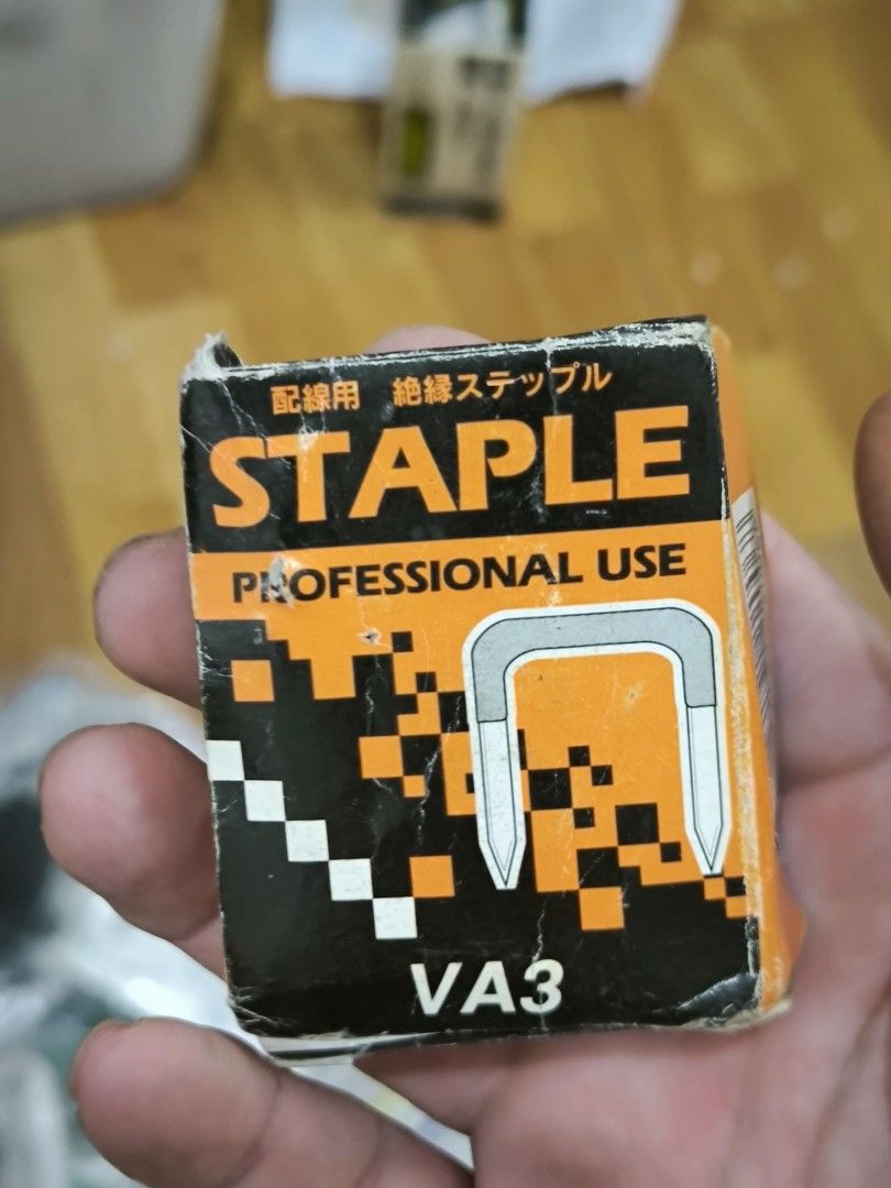 Professional Use Staples VA3 (Category: Home Improvement Tools & Accessories) located in Angeles City. Submitted by yellowbrickstore (Listing ID 1458515710, Image 1). Description: - Professional use staples - Model: VA3 - For staplers - Suitable for office or home use.