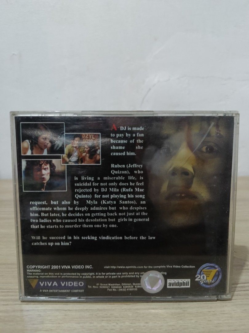 Radyo VCD (Category: Vintage Collectibles) located in Cavite. Submitted by bodega_ni_kiks11 (Listing ID 1458568392, Image 2). Description: Old Pinoy VCD Movies 🎬 A collection of classic Filipino movies on VCD. Great for collectors, vintage media enthusiasts, and fans of Filipino cinema. - Original VCDs - Vintage collectible items - Check photos for titles and condition Message me for inquiries. Thanks for viewing! Available at Bodega ni Kiks 🛒.