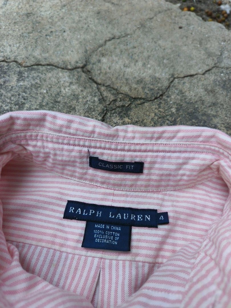Ralph Lauren Pinstripes Button Dow (Category: Longsleeves) located in Cebu City. Submitted by thriftnihyle3 (Listing ID 1458641215, Image 3). Description: WTS‼️ Ralph Lauren Pinstripe Button Down 19.5x26 Excellent condition 1500 free shipping📥 .
