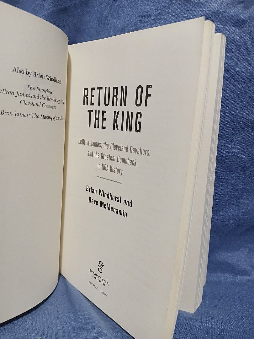 Return of the King - Lebron James (Category: Storybooks) located in Manila. Submitted by krishna_ayanami (Listing ID 1458660108, Image 3). Description: - Title: Return of the King - Subject: LeBron James, Cleveland Cavaliers, and the Greatest Comeback in NBA History - Authors: Brian Windhorst and Dave McMena - Type: Non-fiction, Sports Biography - Highlight: New York Times Bestseller - Content: Details the epic journey and comeback of LeBron Jame
