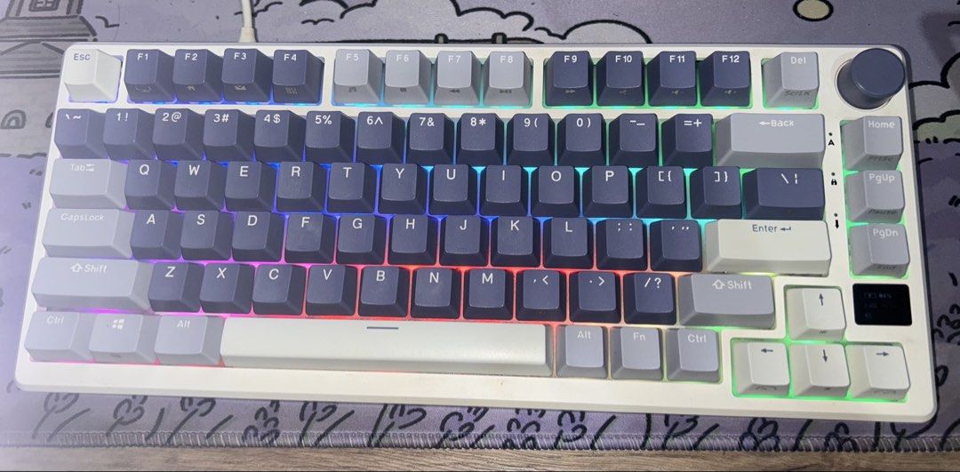ROYAL KLUDGE M75 (Category: Computer Keyboard) located in Manila. Submitted by jkirsten_deleon (Listing ID 1458549611, Image 2). Description: ROYAL KLUDGE M75 ‎- Switches: RK Brown ‎Inclusions ‎- Complete with original box ‎- Type C cable ‎ ‎💰 Price: ₱3,500 ‎📍 Location: Bacoor City ‎🚚 Shipping / Delivery: J&T / Lalamove Same-day delivery available (Buyer shoulders fee) ‎ ‎📩 DM for inquiries!.