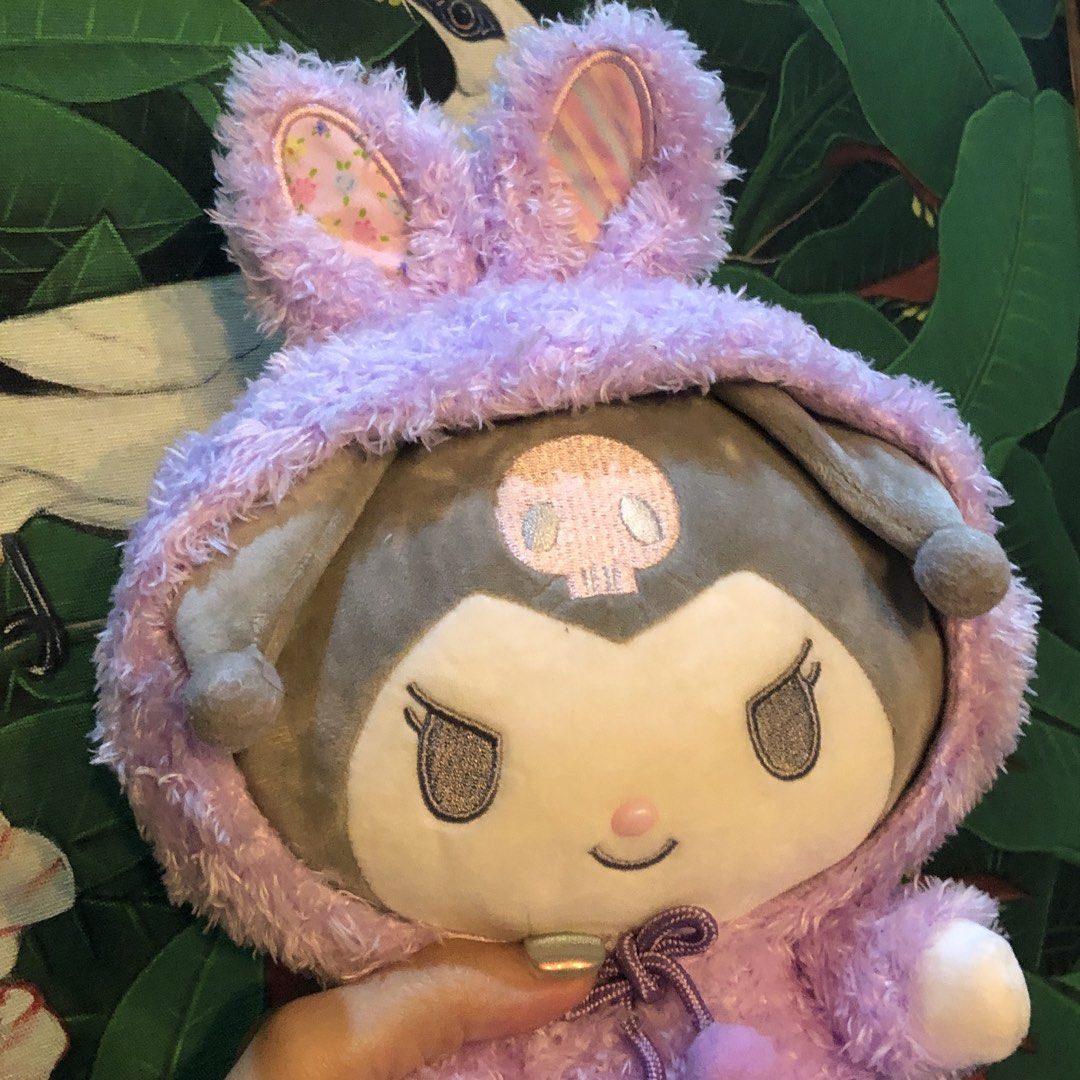 SANRIO KUROMI EASTER BUNNY PLUSH STUFFED TOY (Category: Infant Playtime) located in Quezon City. Submitted by kitsune.treasures (Listing ID 1458575515, Image 2). Description: *First to pay policy! *1 day reservation only. Failure to pay on time, auto cancel. 📍Quezon City * MOD: J&T | Lalamove * MOP: GCASH | BPI 📦ON HAND AND READY TO SHIP! CONDITION: WHAT YOU SEE IS WHAT YOU GET. Dimensions: Kindly check the photos for the actual measurements. P