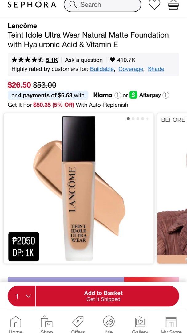 SEPHORA SALE PASABUY (Category: Makeup) located in Taguig. Submitted by shopwithgene_ (Listing ID 1458668539, Image 3). Description: ✨ SEPHORA PASABUY ✨ ETA: December 🤍 Prices are listed in each photo! Have something else in mind? Just DM me and I’ll send you a quotation 🫶🏻 100% authentic ✨ Shop your Sephora favorites with me! 🛍️.