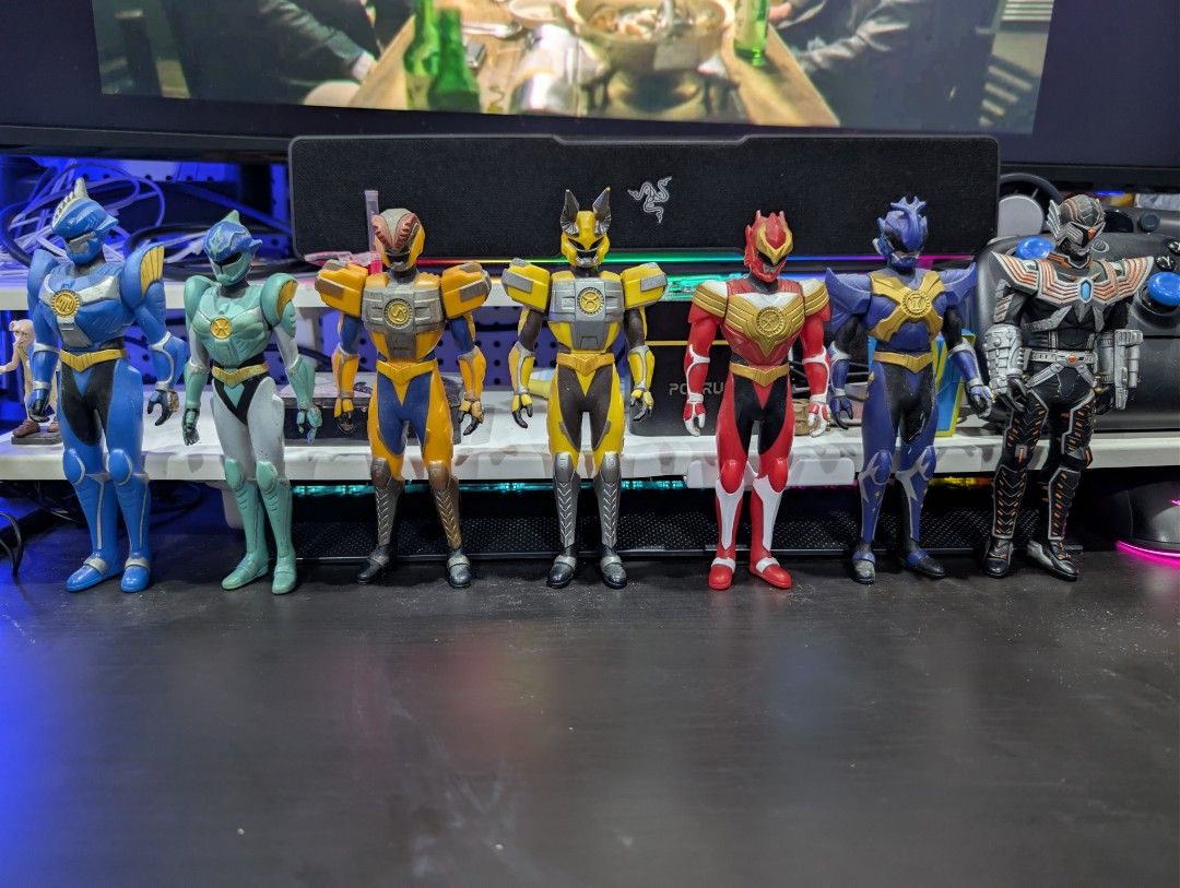 Sofubi Gransazer (Category: Toys & Games) located in Benut. Submitted by adib_hiffny (Listing ID 1458679164, Image 1). Description: - Sofubi Gransazer - beli set dapat murah •Logia RM 50 •Pisces RM 20 ( Condition x cun ) • Tawlon, Tarious, Remls, Tragos, Gorbion RM 40 - Pos RM 10 SM.