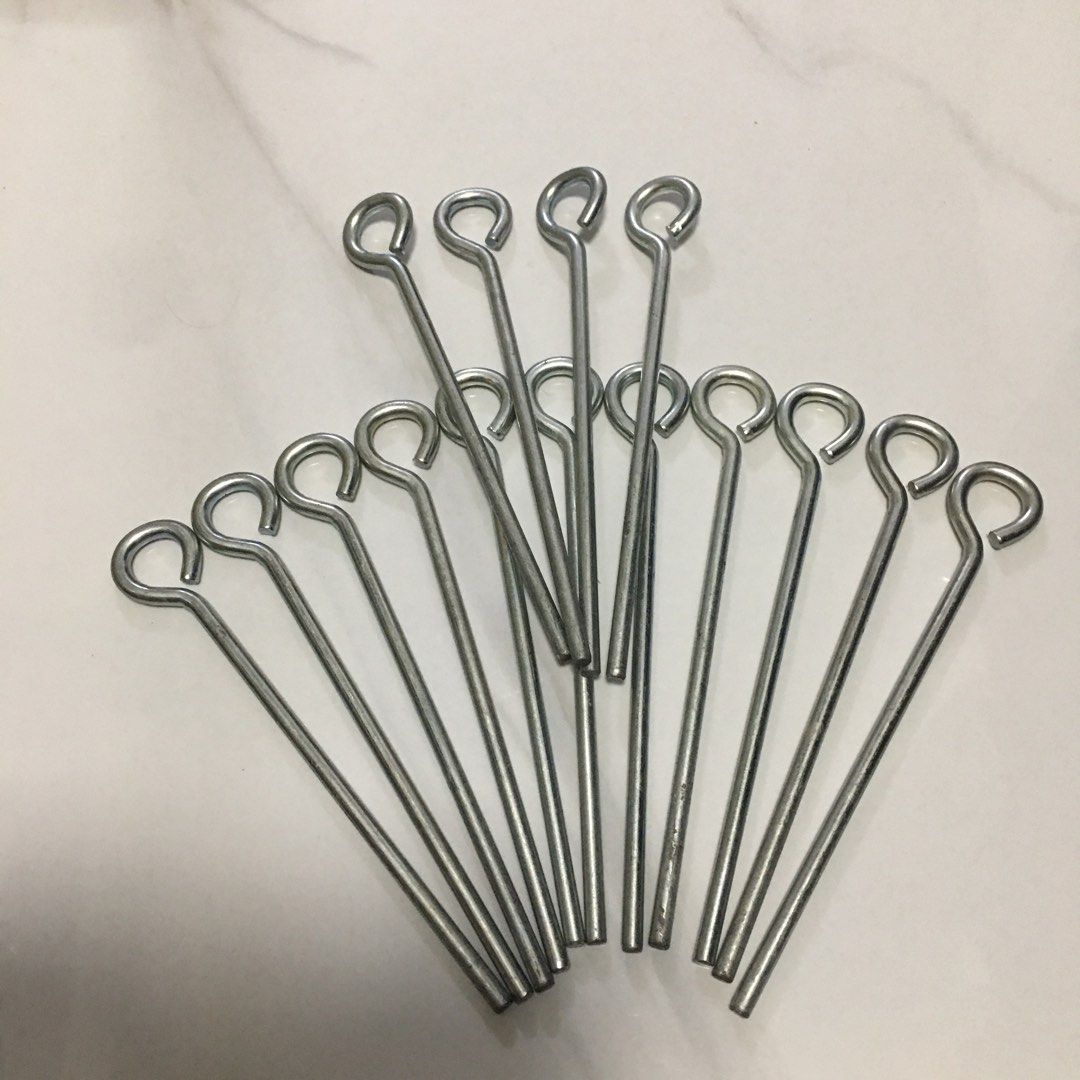 Set of Metal Peg-Like (Category: Home Improvement Tools & Accessories) located in Pasay City. Submitted by gilbertso62551 (Listing ID 1458666752, Image 3). Description: - Set of 15 metal peg-like - Features a convenient loop at one end - Versatile for various craft projects - Can be used for camping - Can be used for hanging items - Made of strong and durable metal - As is,where is.