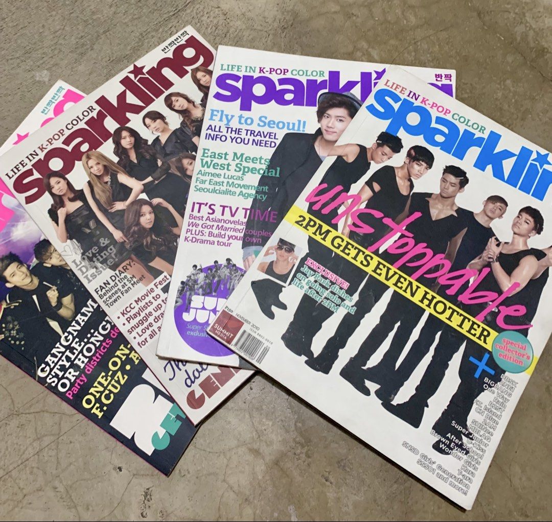 Sparkling magazine 2010-2013 (Category: Magazines) located in Marikina City. Submitted by chichia693 (Listing ID 1458543464, Image 1). Description: Sparkling magazines 360 get all November 2010 April 2011 Winter 2013 Spring 2013 GCash and Maya payment .