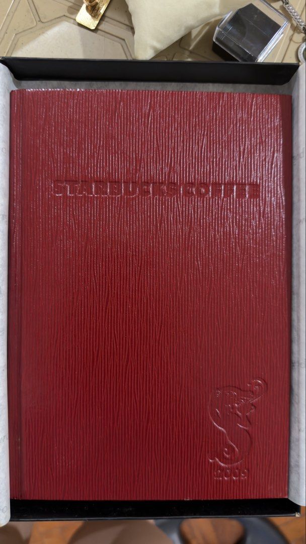 Starbucks 2009 planner (Category: Stationery & School Supplies) located in Manila. Submitted by sapworks.ph (Listing ID 1458639162, Image 1). Description: Brand new and with box. 600 each.