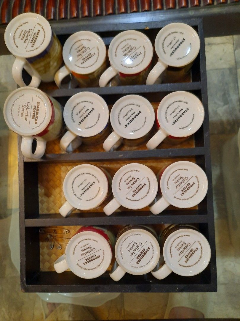 Starbucks Collector Series Mugs Set (Category: Coffee & Tea Tableware) located in Makati City. Submitted by astigmark80 (Listing ID 1458591467, Image 1). Description: ☕✨ Starbucks Around The World Mugs for Sale ✨☕ Add a touch of global Starbucks charm to your collection! 🌎 These beautiful Starbucks Around The World Mugs feature unique designs inspired by different places and cultures — perfect for collectors, coffee lovers, or as a special gift.