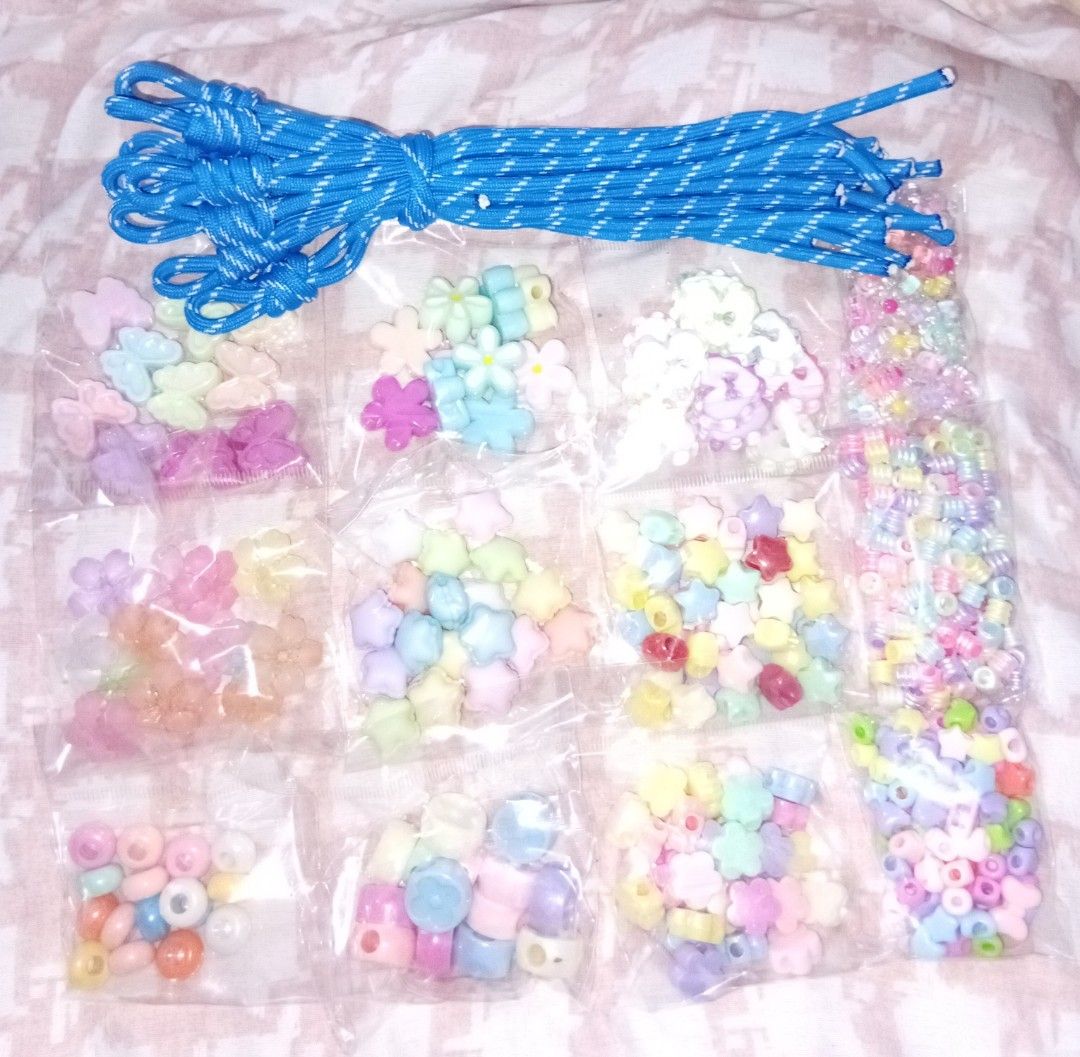 Starter Pack Chunky Beads Set (Category: Craft Supplies & Tools) located in Manila. Submitted by pc_melodypearl (Listing ID 1458593980, Image 2). Description: Starter Pack 12 packs of assorted chunky beads 12pcs Parachord If want to add more parachord (per dozen) +50 (5.00 per piece) Dasmariñas Cavite.