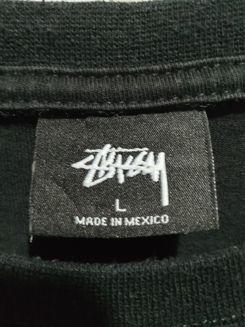 Stussy Logo T-Shirt (Category: Tshirts & Polo Shirts ) located in Paranaque City. Submitted by lanceee.999 (Listing ID 1458567336, Image 3). Description: Size: L Dimes: W19.5 L25.5 Complete Tags Off/Authentic Color Rate: 7/10 No Issue Good Condition.