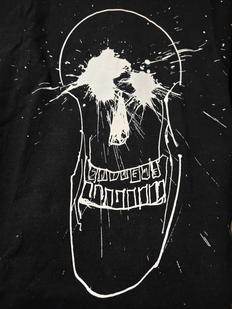 Supreme SS22 Ralph Steadman Skull SS Tee (Category: Tshirts & Polo Shirts ) located in Paranaque City. Submitted by archived_collections_ph (Listing ID 1458604605, Image 2). Description: - Authentic Supreme T-Shirt - Color: Black - Graphic: White skull with splattered paint effect on front - Dimes: 20.5 x 29 - Almost new condition, no print cracks or obvious signs of very used condition..