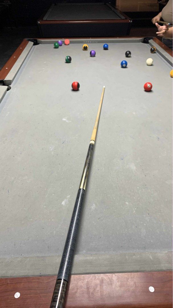 Taiwan Maple Wood Cue Stick (Category: Racket and Ball Sports) located in Manila. Submitted by wearuno (Listing ID 1458617037, Image 1). Description: Taiwan Maple Wood bought in HK with free Hard Case Chalk Cloth Tip Tapper.
