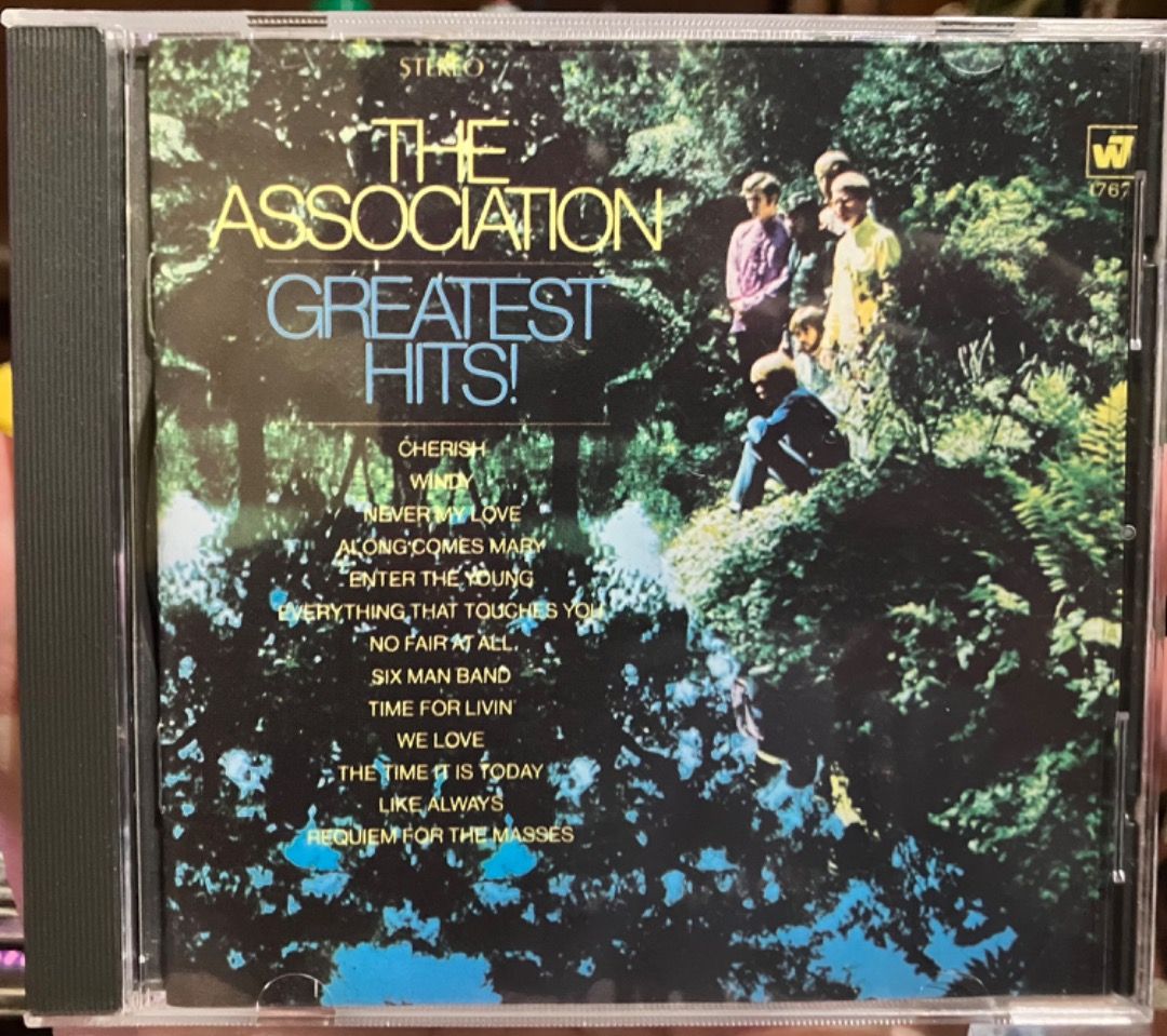 The Association - Greatest Hits! CD (Category: CDs & DVDs) located in Makati City. Submitted by zek2zoe (Listing ID 1458664267, Image 1). Description: Selling from my personal/family collection. - CD/case in very good and working condition - Original, Pressed in the USA, year 1990 Reason for selling: - Declutter and make room for storage Info: - American pool-rock band - Vintage CD in great playing condition - Songs from the 60s, popular songs "C
