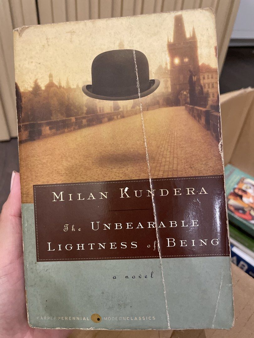 The Unbearable Lightness of Being by Milan Kundera (Category: Storybooks) located in Makati City. Submitted by randombloggingstuff (Listing ID 1458594110, Image 1). Description: - Title: The Unbearable Lightness of Being - Author: Milan Kundera - Publisher: Harper Perennial Modern Classics - Edition: Paperback - Genre: Thought-provoking literature, Classic novel - Condition: Great read.
