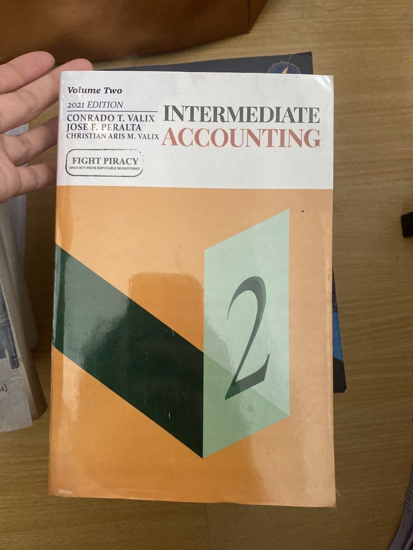Valix Accounting Books - Theory, Practical, Intermediate (Category: Textbooks) located in Manila. Submitted by andreajane36080 (Listing ID 1458591283, Image 3). Description: - Complete set of Valix accounting books, perfect for accounting students. - Includes: - Valix Theory (2019 Edition) - Valix Practical Financial Accounting Vol 2 (2016 Edition) - Valix Practical Financial Accounting Vol 2 (2021 Edition) - Valix Intermediate Accounting Vol 2 (