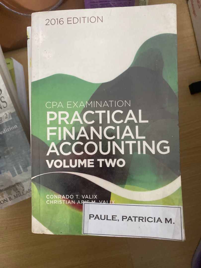 Valix Accounting Books - Theory, Practical, Intermediate (Category: Textbooks) located in Manila. Submitted by andreajane36080 (Listing ID 1458591283, Image 2). Description: - Complete set of Valix accounting books, perfect for accounting students. - Includes: - Valix Theory (2019 Edition) - Valix Practical Financial Accounting Vol 2 (2016 Edition) - Valix Practical Financial Accounting Vol 2 (2021 Edition) - Valix Intermediate Accounting Vol 2 (