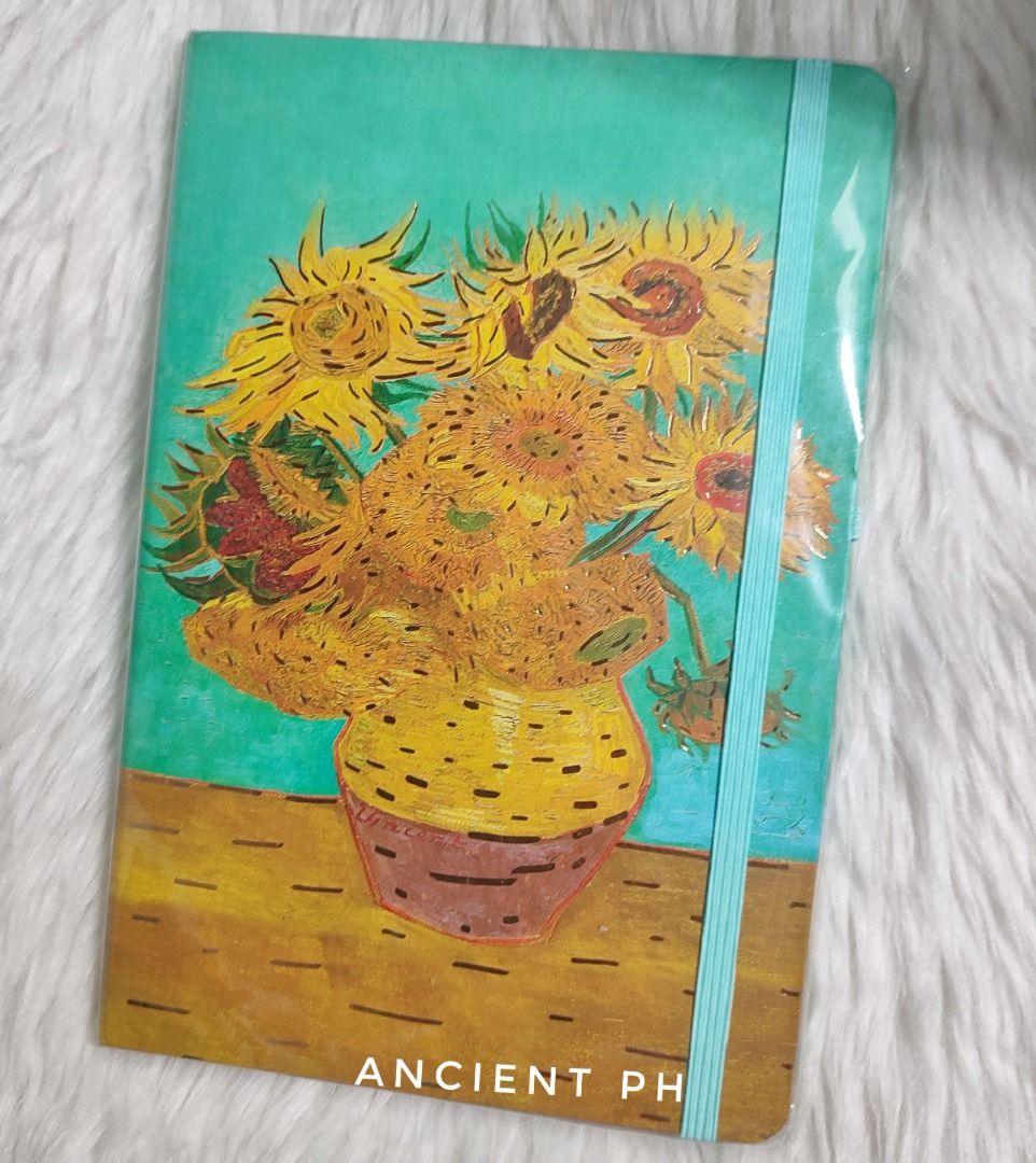 Van Gogh Notebook (Category: Stationery & School Supplies) located in Makati City. Submitted by ancientph (Listing ID 1458608380, Image 1). Description: Van Gogh Notebook brand new Sealed 220 pesos.