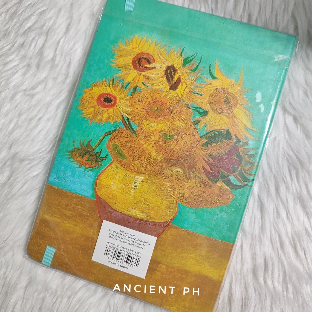 Van Gogh Notebook (Category: Stationery & School Supplies) located in Makati City. Submitted by ancientph (Listing ID 1458608380, Image 2). Description: Van Gogh Notebook brand new Sealed 220 pesos.