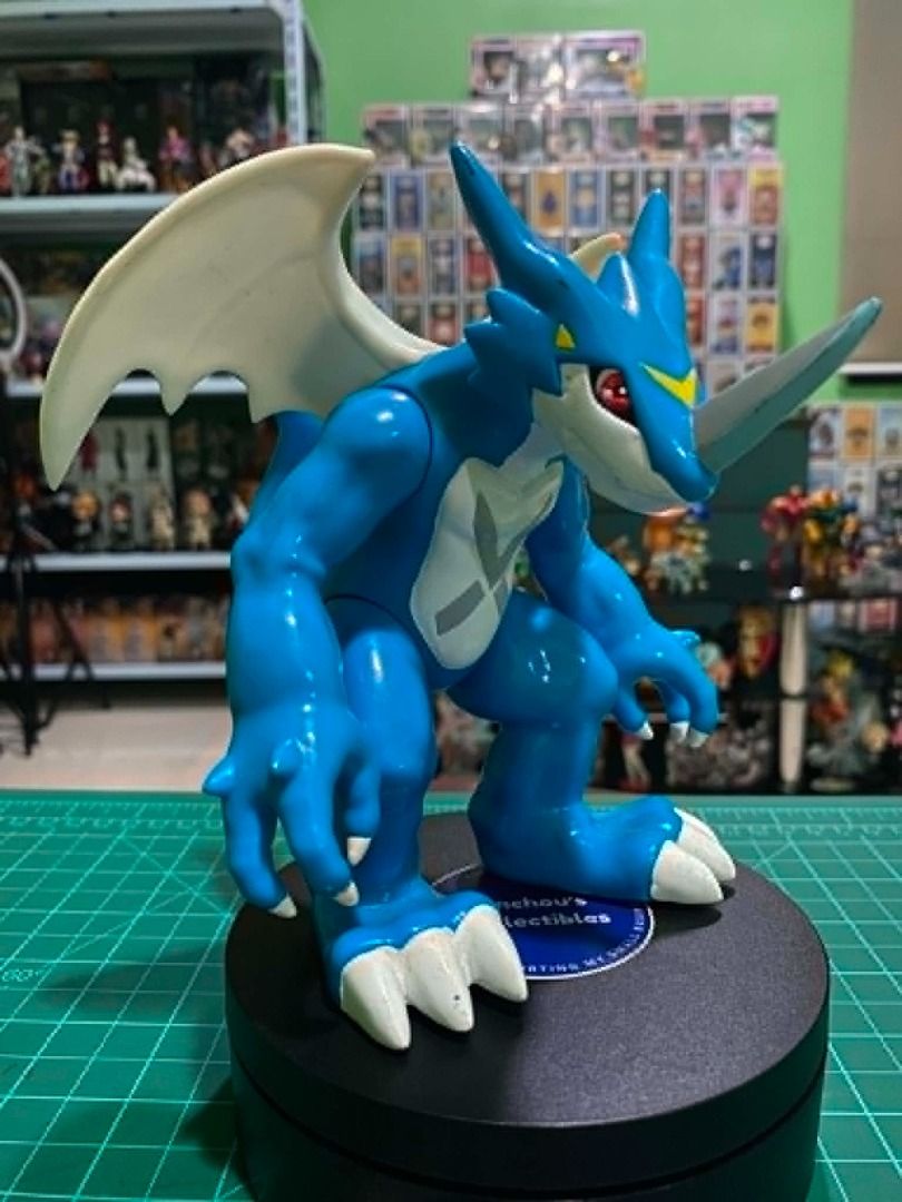 Vintage Digimon ExVeemon Figure (Category: Figurines & Statues) located in Angeles City. Submitted by rickki_t (Listing ID 1458653113, Image 2). Description: - An excellent display piece for collectors and fans' shelves. - ExVeemon / XV-mon -Vintage Digimon collectible.
