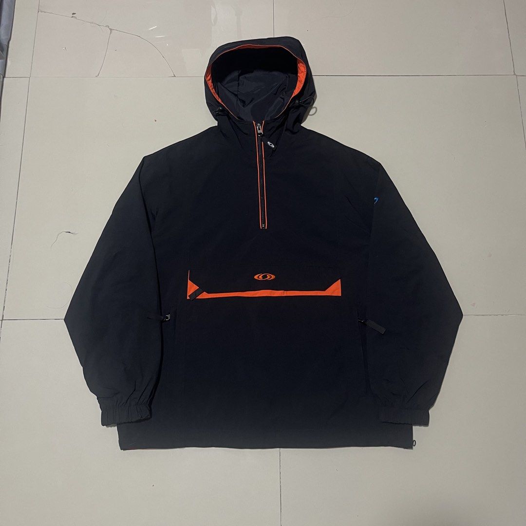 VINTAGE SALOMON 360 WARMTECH EMBROID LOGO HALF ZIP SKI JACKET (Category: Coats, Jackets and Outerwear) located in Manila. Submitted by balanse (Listing ID 1458542687, Image 1). Description: SIZE: M ON TAG BEST FIT XL. DIMES: 26W X 30L EXCELLENT CONDITION. 9.9 HONEST COLOR RATE. NONE ANY ISSUE: BUKOD SA LOOSE STICH SA 360 LOGO.