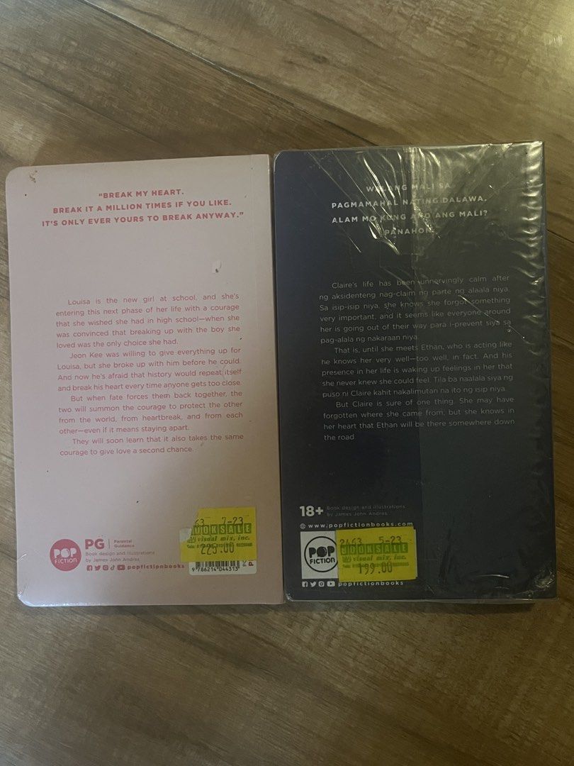 Wattpad Books (Category: Storybooks) located in Cavite. Submitted by heyitsmork (Listing ID 1458598499, Image 2). Description: IF SET ₱380 WATTPAD BOOKS: * Courage, Dear Heart - ₱200 - never been read and opened (nakaplastic pa) - Bought it on Booksale for ₱225 * Somewhere down the road - ₱190 - never been read and opened (nakaplastic pa) - Bought it on Booksale for ₱199.