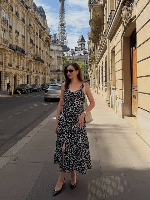 Zara Black and White Leopard Print Button-Front Midi Dress (Category: Dresses) located in Manila. Submitted by jean777_love (Listing ID 1458650308, Image 2). Description: .