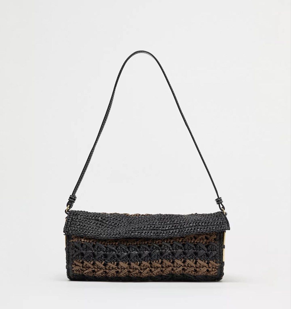 Zara Braided Shoulder Bag (Category: Beach Bags) located in Manila. Submitted by nympsss2.0 (Listing ID 1458502409, Image 1). Description: Brand New with Tag .