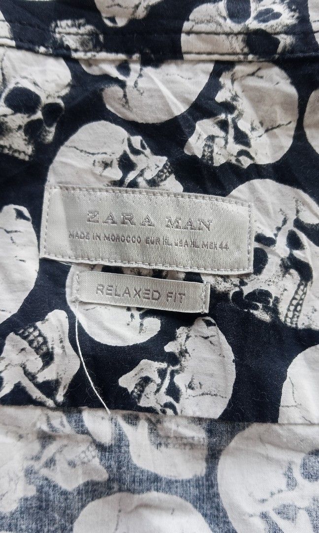 Zara man full print skull long sleeve (Category: Tshirts & Polo Shirts ) located in General Santos City (Dadiangas). Submitted by yawords (Listing ID 1458519448, Image 2). Description: .