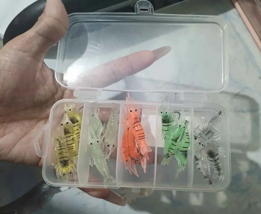 15Pcs Soft Fishing Lure With Hook (Category: Everything Else Others) located in Manila. Submitted by lotty_2489 (Listing ID 1458696794, Image 2). Description: Onhand Brandnew GoodQuality COD GcashPayment #09706504365 Charm.