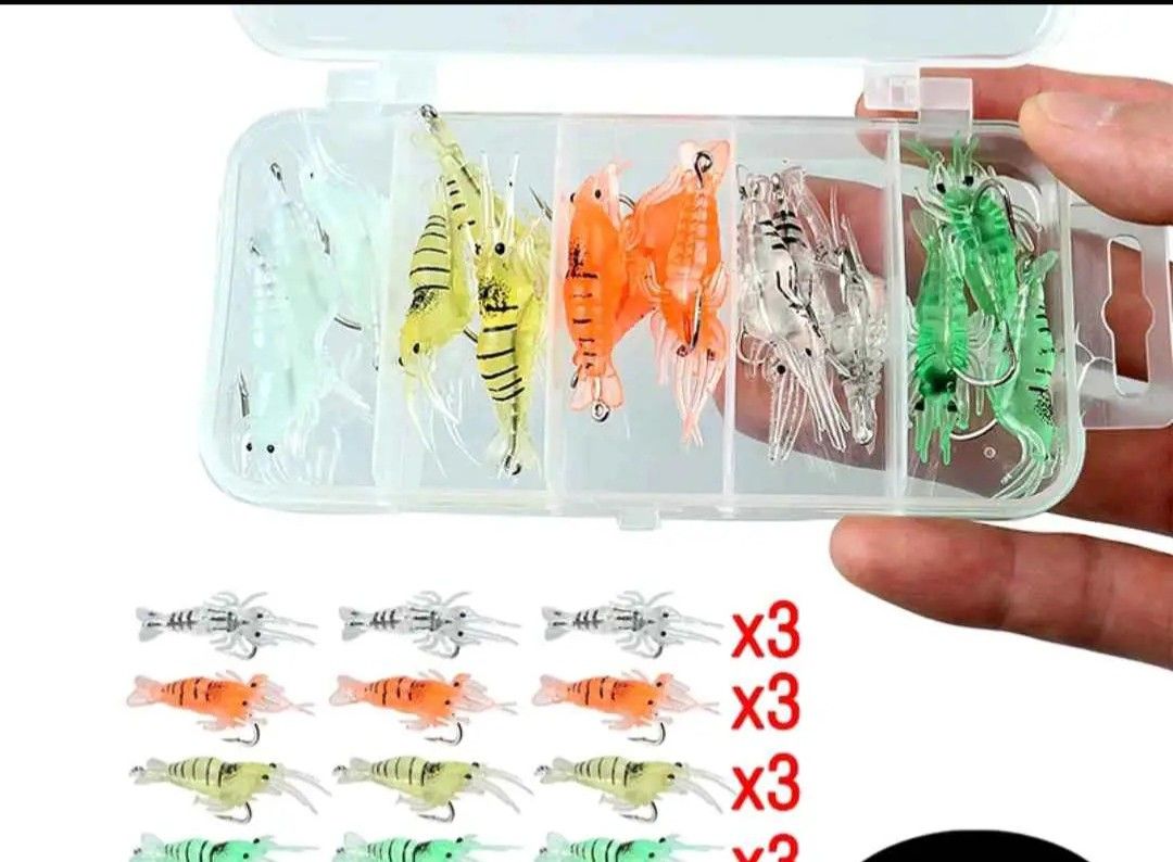 15Pcs Soft Fishing Lure With Hook (Category: Everything Else Others) located in Manila. Submitted by lotty_2489 (Listing ID 1458696794, Image 1). Description: Onhand Brandnew GoodQuality COD GcashPayment #09706504365 Charm.