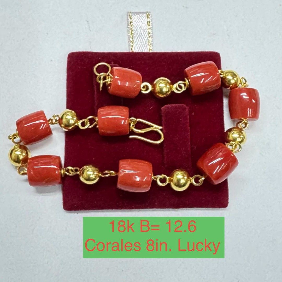 18k Chinese gold corales bracelet (Category: Bracelets) located in Manila. Submitted by bhelgoldseller2ndaccount (Listing ID 1458772839, Image 1). Description: New!!✨New!!✨New!! Authentic 18k Chinese Golds 💯pawnable/naisasanla 💯with high appraisal rate 💯good investment 💯Direct supplier price 👉OPEN for resellers 🌺please take time to evaluate their actual sizes and grams 👉Best panggift for all occasions ✅ Sold per grams not per piece Kya low