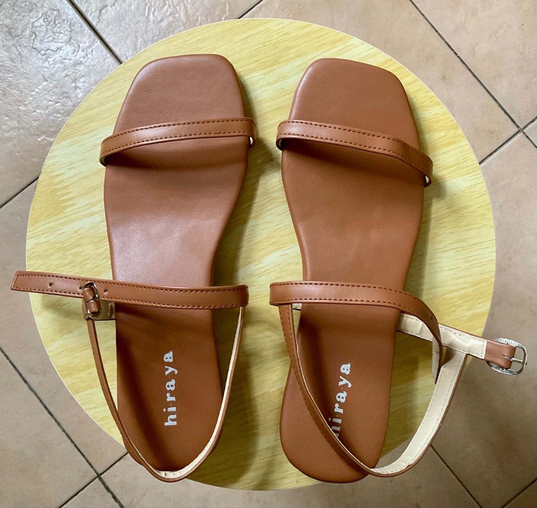 1-inch sandals - locally made (Category: Flats & Sandals) located in Manila. Submitted by prelovedbydani_913 (Listing ID 1458701659, Image 1). Description: PAUBOS SALE Liliw made sandals Hiraya Sandals on IG Materials and available sizes are posted .
