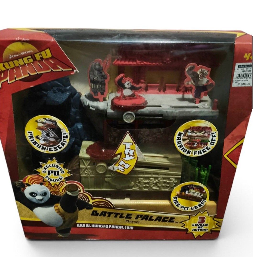2004 Kung Fu Panda Battle Palace Playset (Category: Action & Battle Toys) located in Pasig City. Submitted by dolliesandpastels (Listing ID 1458855403, Image 1). Description: MISB.