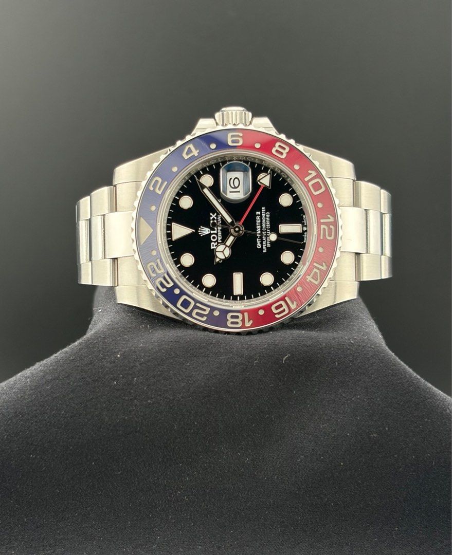 🔥2023🔥 Rolex 126710blro Pepsi GMT Master II Red/Blue Oyster 40mm (Category: Watches) located in Singapore. Submitted by watchconnect (Listing ID 1458859594, Image 1). Description: 🔥2023🔥 Rolex 126710blro Pepsi GMT Master II Red/Blue Oyster 40mm 🔥🔥Shop Based🔥🔥 Price: 💰$27600💰 - Full Set W/ White Tag, Green Tag, Box, Manual, Booklets, Warranty Card (2023) Join us for exclusive early access & updates on our latest arrivals. Tele-gram: watc