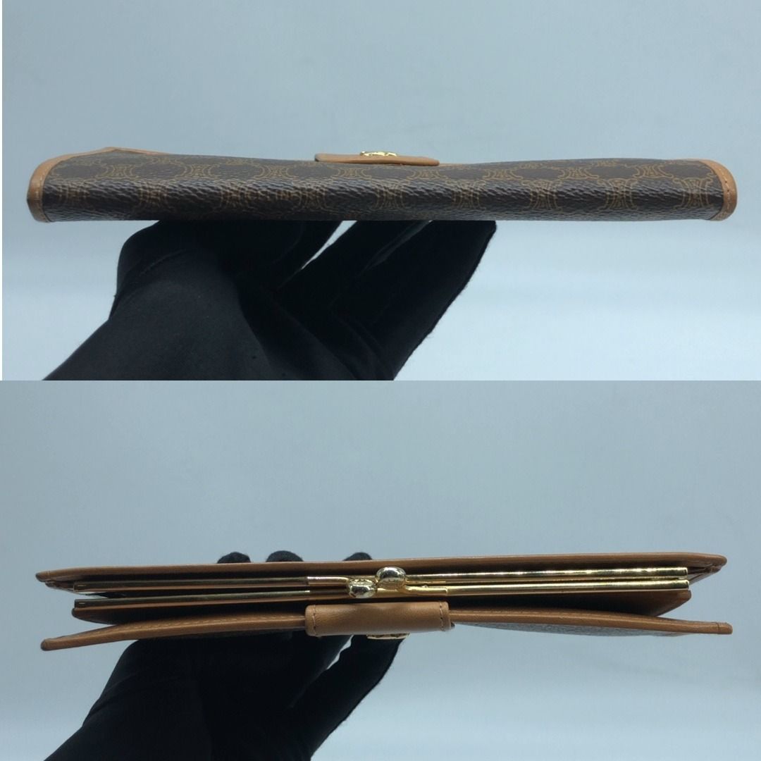 267008269 CELINE SLG WALLET ZIPPED (Category: Luxury Bags & Wallets) located in Taguig. Submitted by ecoring.ph (Listing ID 1458703183, Image 3). Description: ◆CONDITION: B- ◆DESCRIPTIONS: (Other defects/info:) OUTER: The body of the wallet is slightly scratched, scuffed, and shows signs of use. The leather lining along the edges of the wallet is scratched, scuffed, stained, dirty, wrinkled, has press marks, and shows signs of use. INNER: The ins