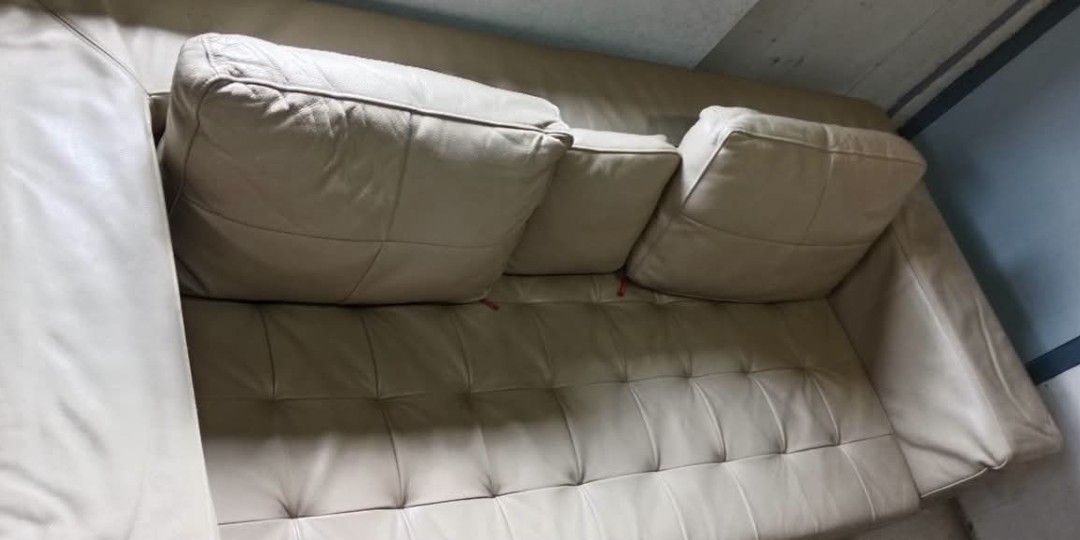 3 Seater Iloom LEATHER Sofa (Category: Sofas) located in Manila. Submitted by lynsantosmarcos (Listing ID 1458827547, Image 3). Description: 3 Seater Iloom LEATHER Sofa Guaranteed Genuine Leather Cover Detachable Leather Cover Size: 81 x 38 inches 13 inches Height from floor to Seat 28 inches Height from floor to Backrest Guaranteed in Good Condition No issue Ready to Use Eto pa isa! Gandaaaa😍😍😍 Pm po for the price.