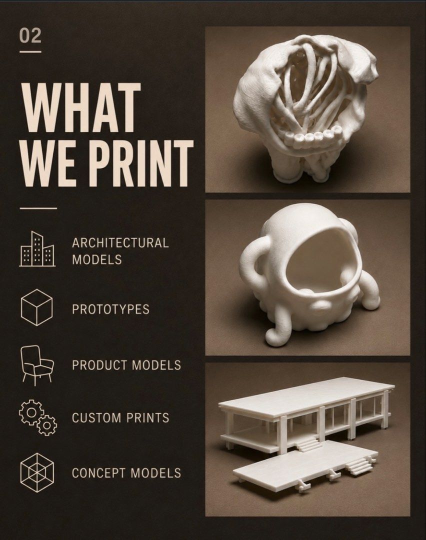 3d print model services (Category: Figurines & Statues) located in Manila. Submitted by geloreyes262956 (Listing ID 1458784208, Image 2). Description: pm me for your model only white color 3d printing and preferably architectural model.