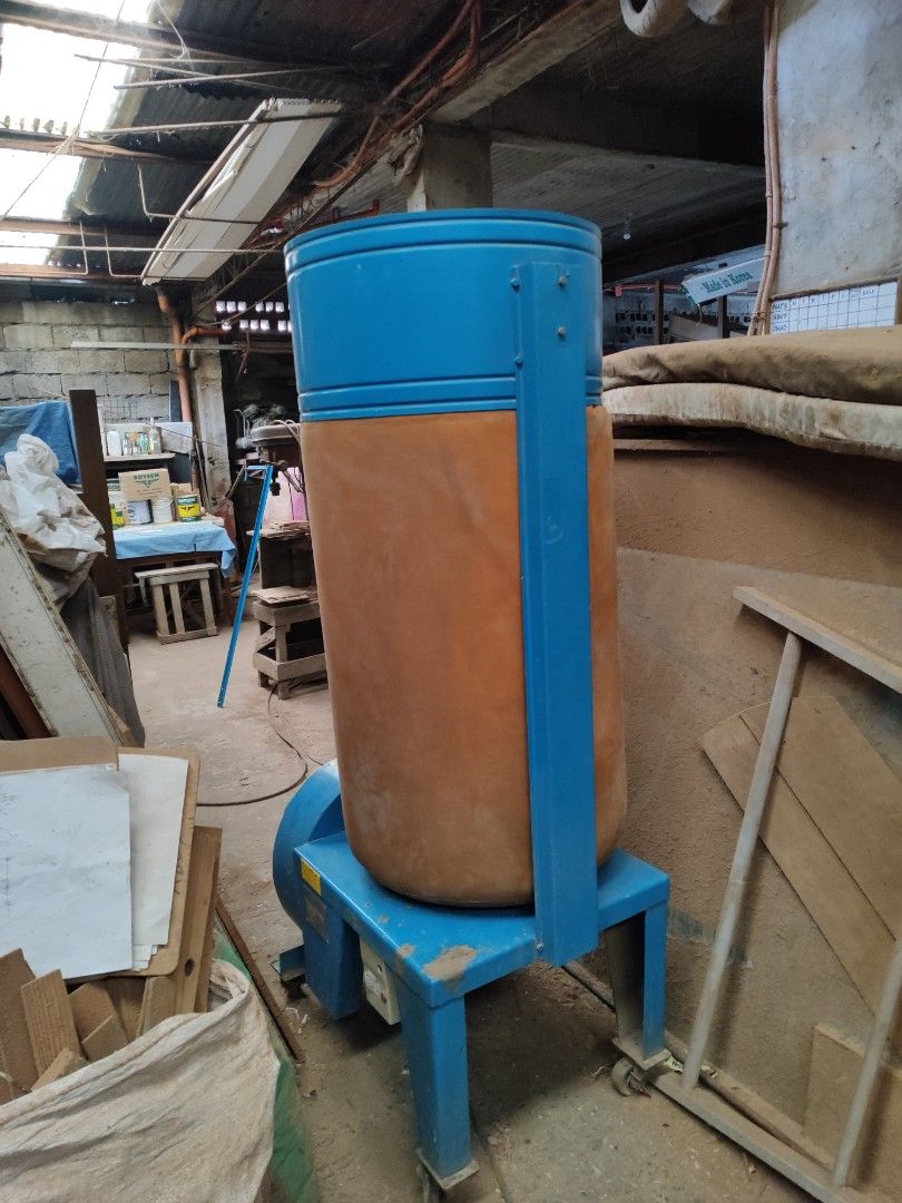 5 hp Industrial Vacuum / Dust Collector (Category: Construction Tools & Equipment) located in Taytay. Submitted by renz52 (Listing ID 1458696570, Image 1). Description: Industrial Vacuum / Dust Collector 5HP Motor Working Condition with wheels for mobility Comes with two 4in diameter flexible hose each about 15ft long 34 x 23 x 114 inches 3 phase Php 14k Location is Taytay, Rizal Pick-up only.