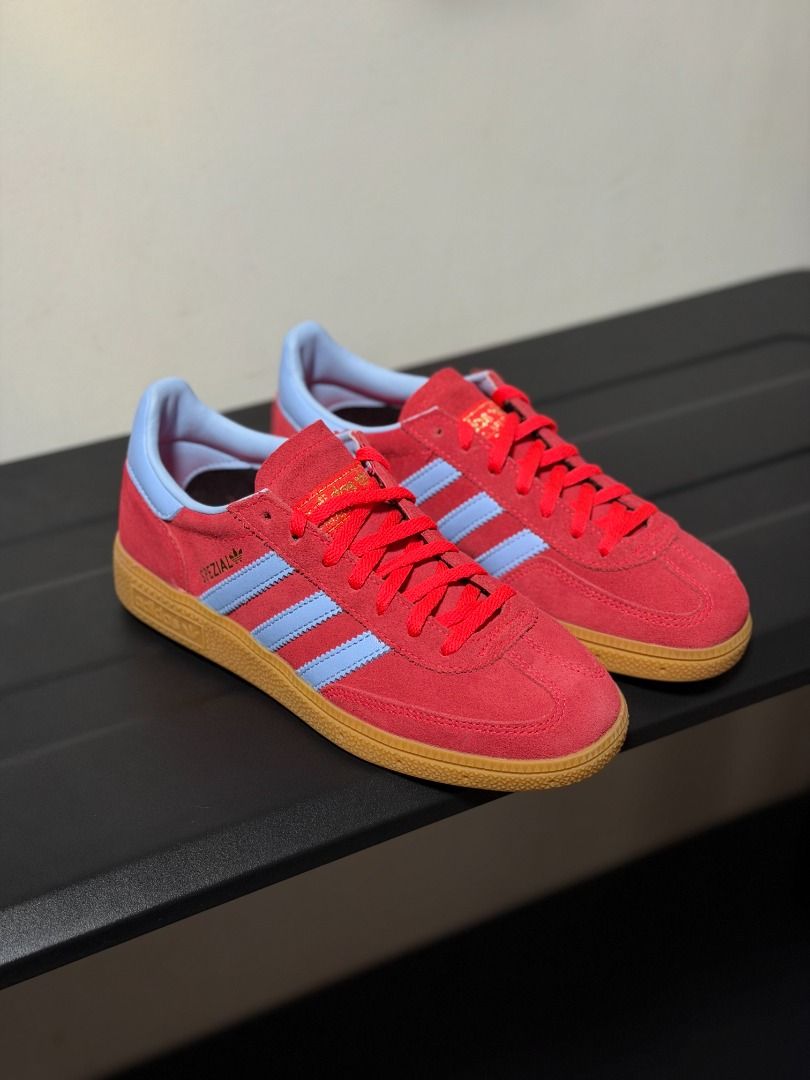 Adidas Handball Spezial 'Lucid Red' (Category: Sneakers) located in Taytay. Submitted by sneakndripph (Listing ID 1458868480, Image 1). Description: Adidas Handball Spezial 'Lucid Red' ₱2,990 (SRP ₱5,500) Sizes available: 6 US WOMENS / 37 EUR / 23 CM 6.5 US WOMENS / 38 EUR / 23.5 CM ⚡ On Hand & Ready to Ship 💯 100% Authentic Brandnew in Box 🛡️ 10x Refund if Proven Fake 🚚 Nationwide Shipping via J&T Express 📍 Taytay, Rizal 👟 Limited pairs onl