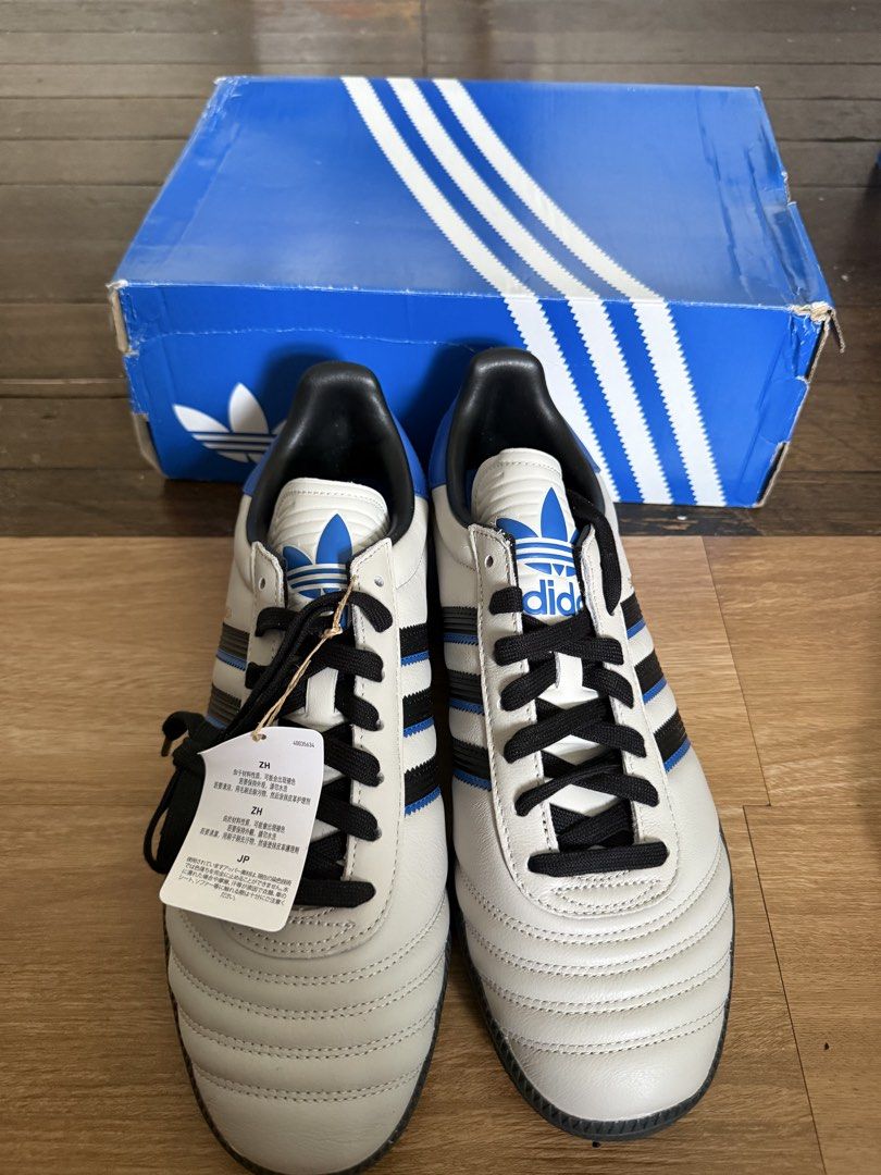 Adidas Samba OG White Blue Black (Category: Sneakers) located in Manila. Submitted by wildstone.93f42c (Listing ID 1458726606, Image 2). Description: 👟 ADIDAS SAMBA – BLACK & BLUE Size: US Men’s 11 Price: ₱4,000 📦 Shipping / Delivery • LBC – Nationwide • Lalamove – Metro Manila 📍 Location: Metro Manila 💬 Interested? Send me a DM for more details, photos, or offers. Serious buyers only. Thank you!.