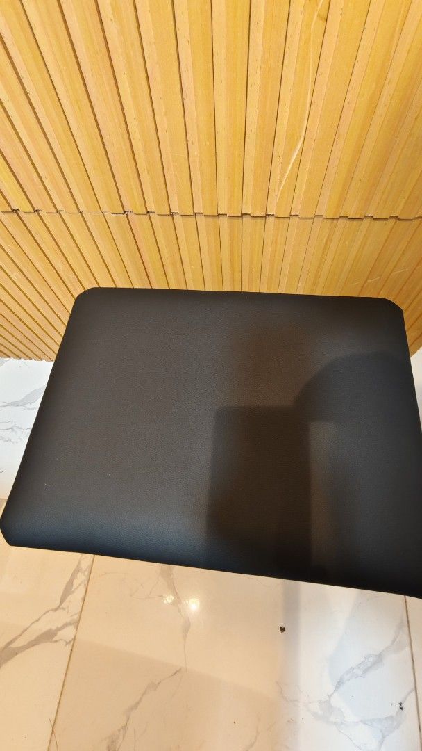 Adjustable Folding Piano Keyboard Bench Stool Seat (Category: Chairs) located in Bulacan. Submitted by babz30261 (Listing ID 1458805136, Image 3). Description: - Black padded seat for comfort - Folds flat for easy storage and transport - Sturdy X-frame design for stability - Rubber feet protect your floors - Ideal for practice or performance - Adjustable height for a perfect fit.