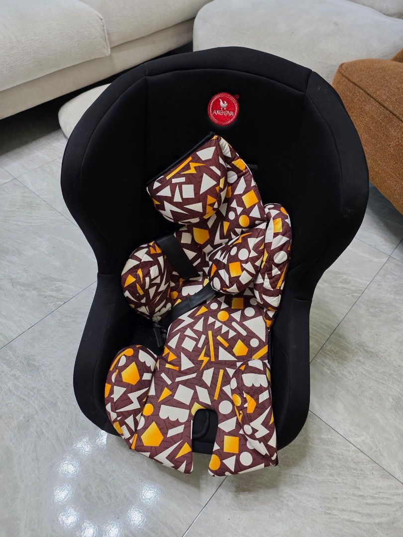 Akeeva Ergonomic Car Seat (Category: Car Seats) located in Pasig City. Submitted by klipsch1234 (Listing ID 1458860714, Image 1). Description: Akeeva Ergonomic Car Seat -Includes the car seat, foam cover -Used a few times only, scratch due to storage but overall clean :) -No issues Pickup in Greenwoods Cainta, LBC COP Last price and swap inquiries will be kindly ignored. Available if posted, all details in ad. Specs: Group 0-1 (0-18kg) Adjustable